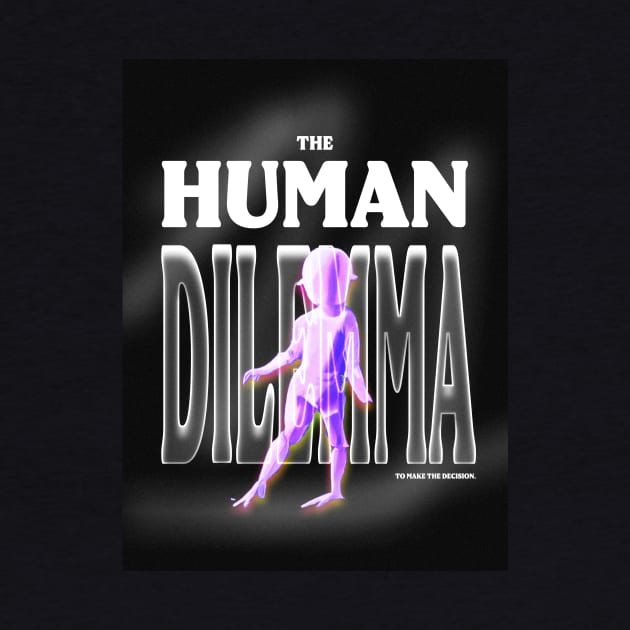 The human dilemma - Retro 3D figure by Kamaripen